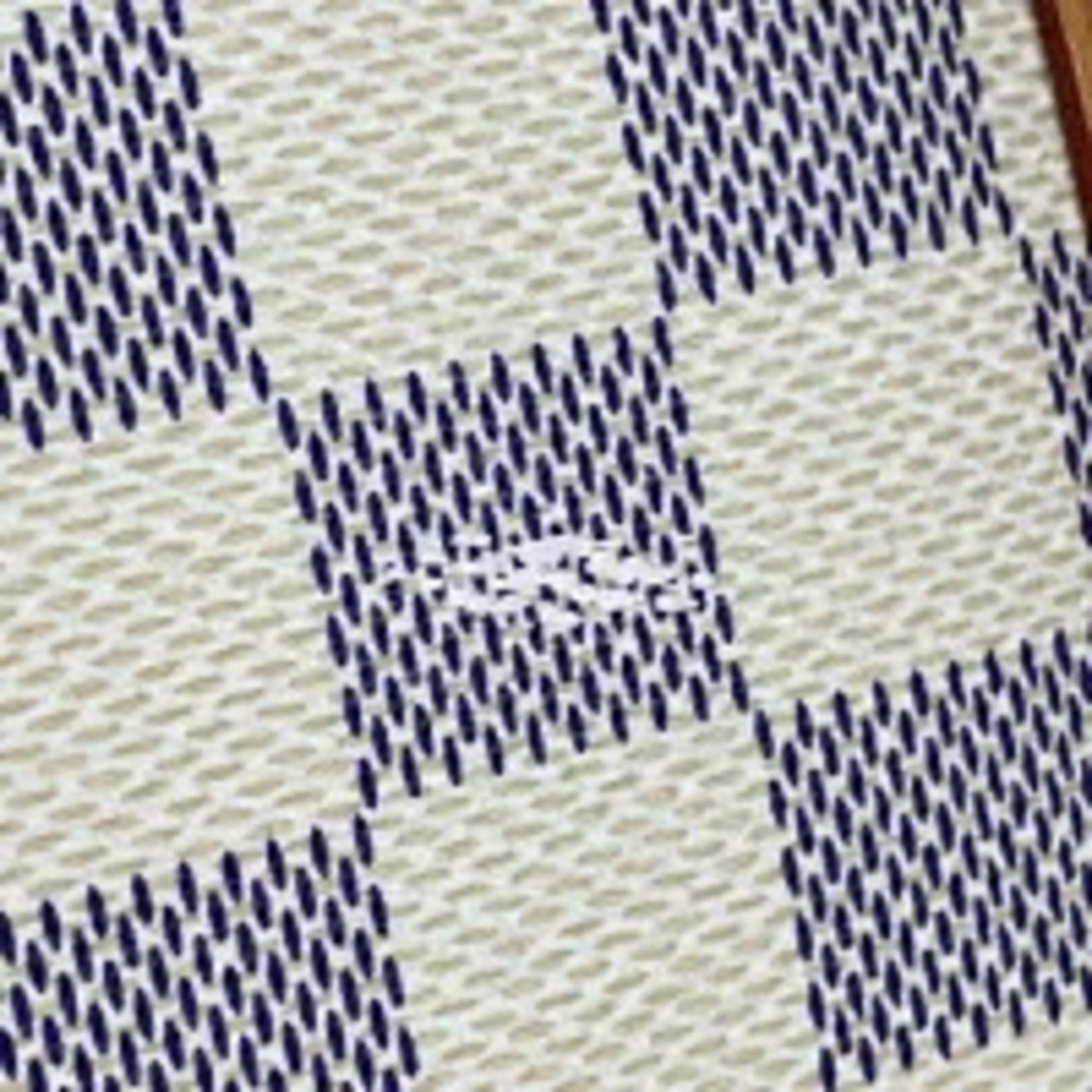 Louis Vuitton Keepall Bandoulire Shoulder Bag Boston Damier Azur White - Picture 5 of 7